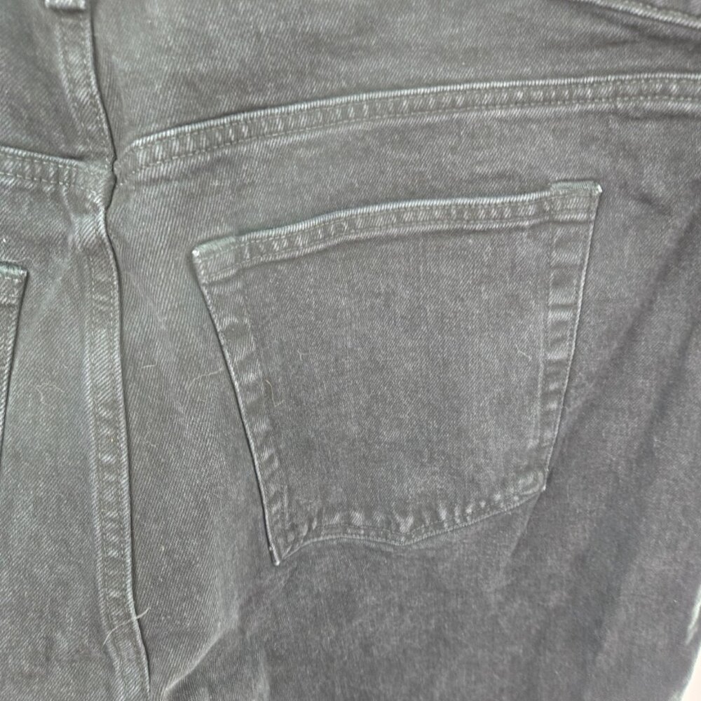Abercrombie and Fitch Black Curve 90s High-Rise Split Hem Jeans 36L/22L - Picture 5 of 12